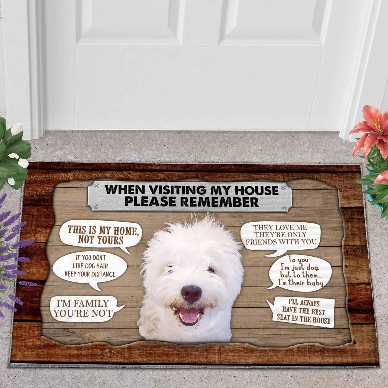 Dog moms doormat - West Highland White Terrier DZ145-1
