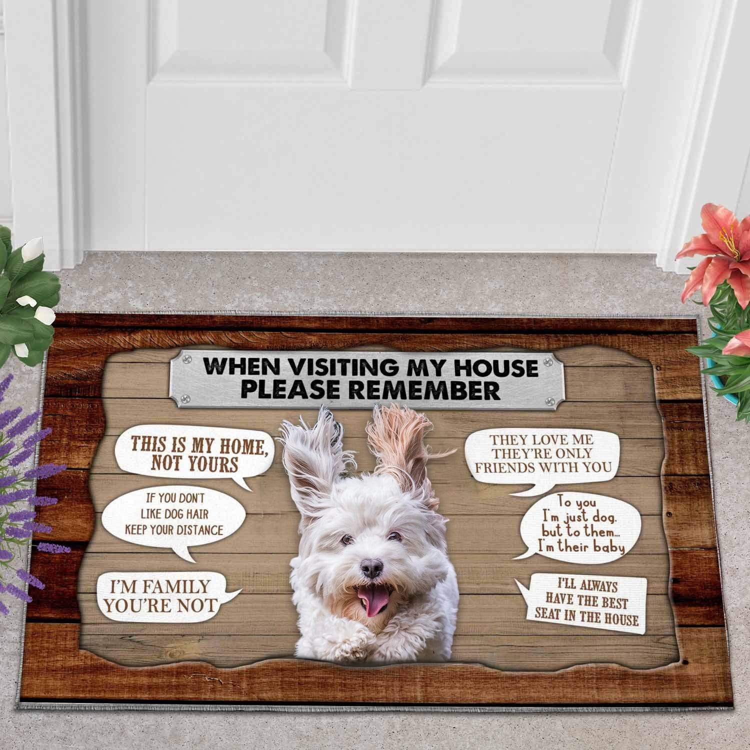 Dog moms doormat - West Highland White Terrier DZ145-2