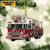 Fire Truck Personalized Ornament - Gift For Firefighters