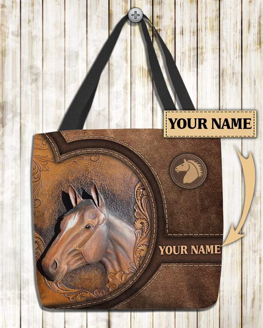 Personalized Horse All Over Tote Bag