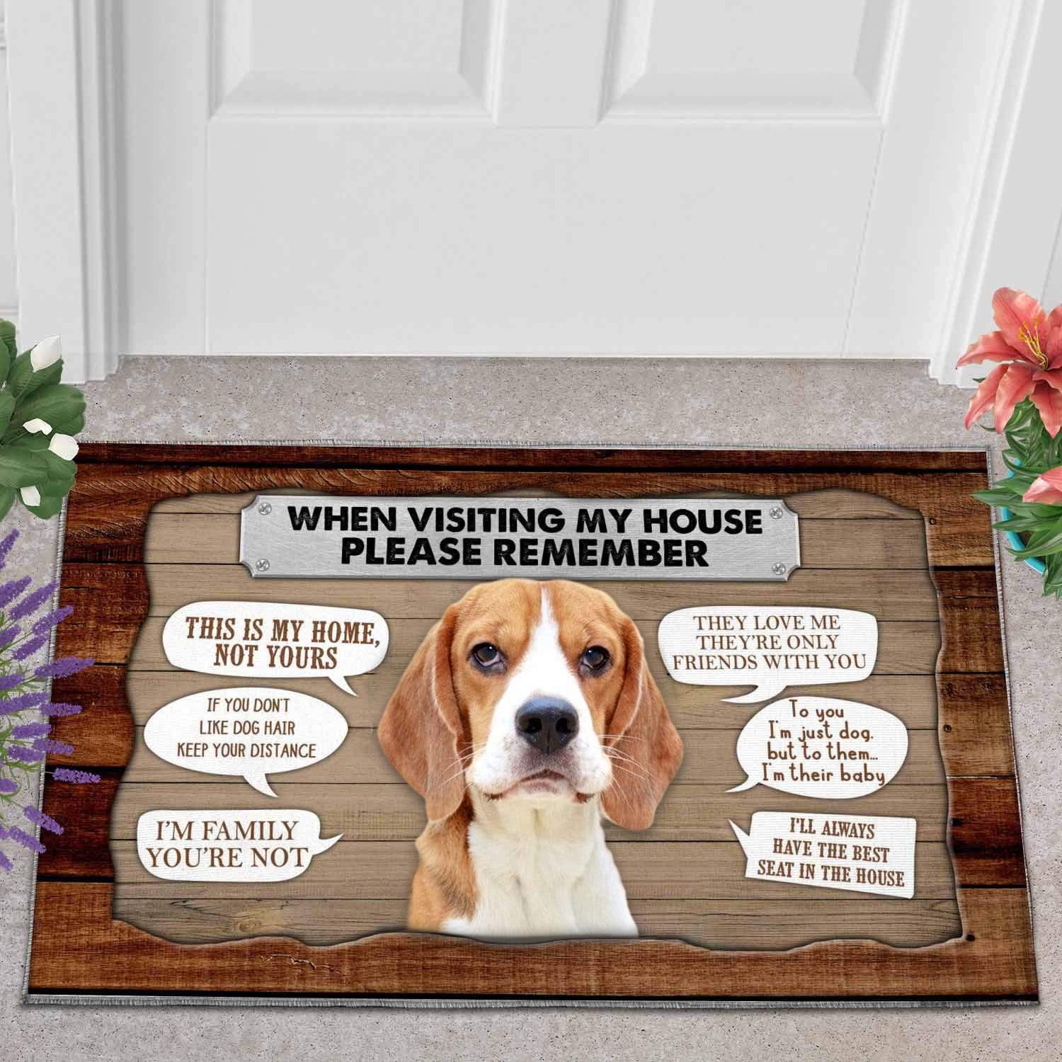 Dog moms doormat - Beagle DZ015-3