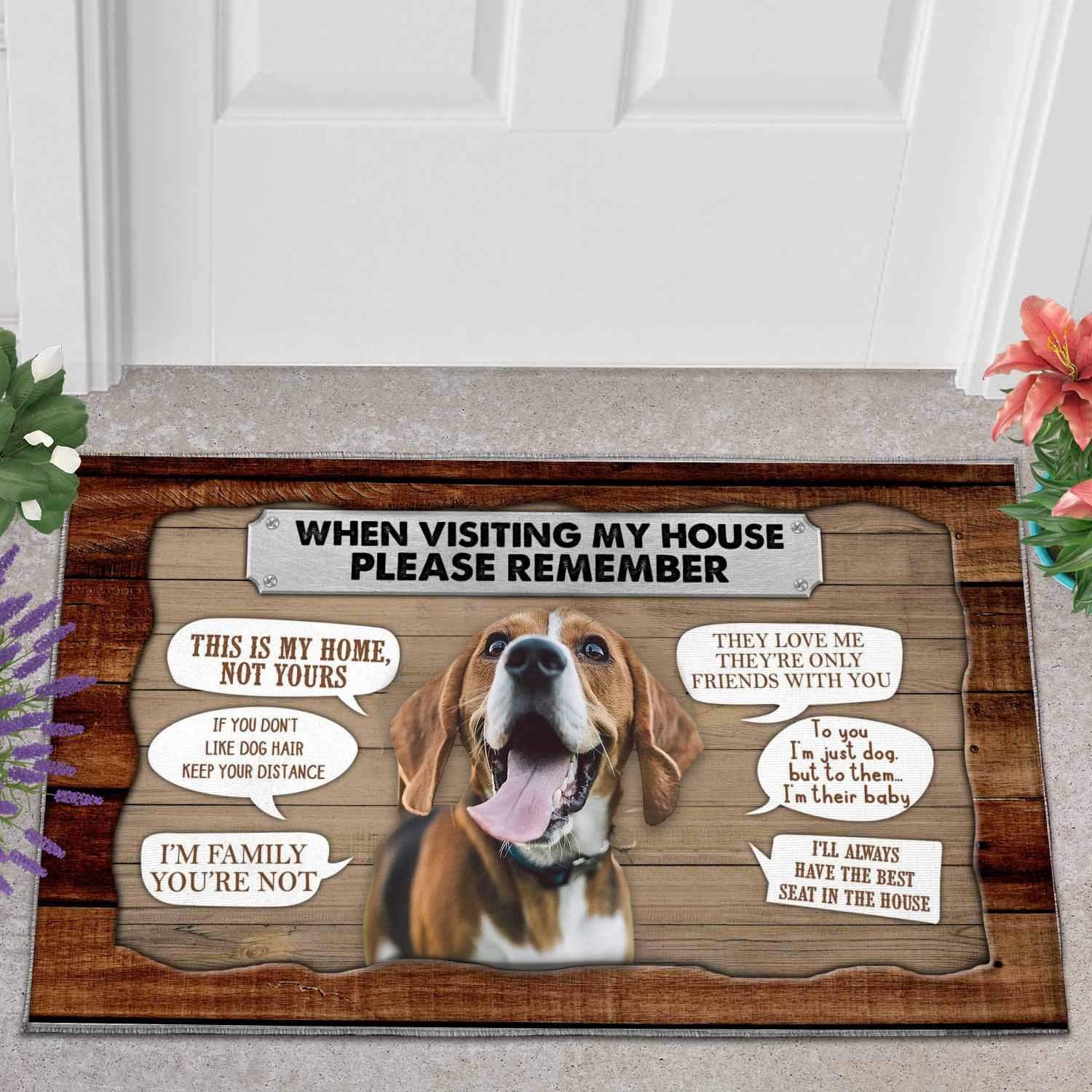 Dog moms doormat - Beagle DZ015-1