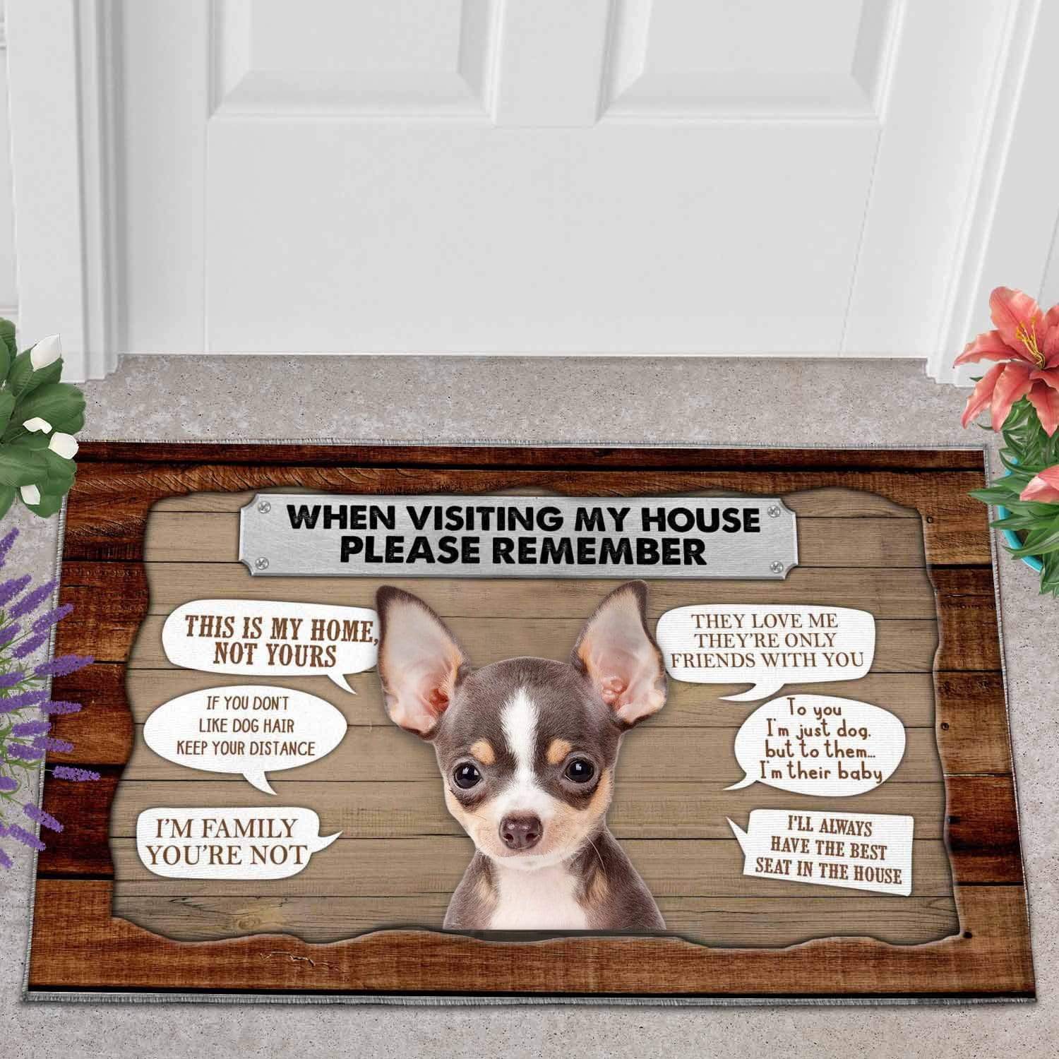 Dog moms doormat - Chihuahua DZ041-3