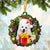 American Eskimo Christmas Gift Hanging Ornament