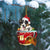 Australian Shepherd  2 In Red House Cup Merry Christmas Ornament
