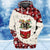 BROWN Boxer In Snow Pocket Merry Christmas Unisex Hoodie