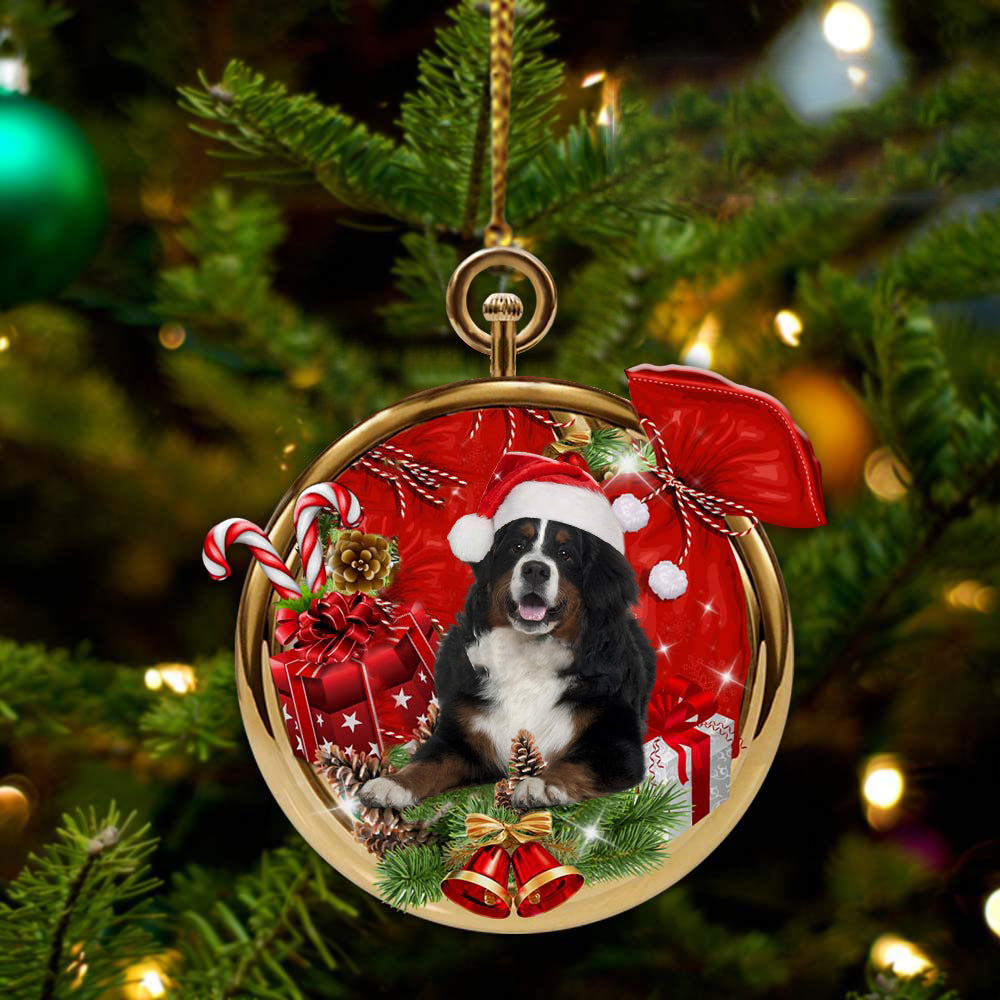 Bernese Mountain -2022 New Release Merry Christmas Ornament