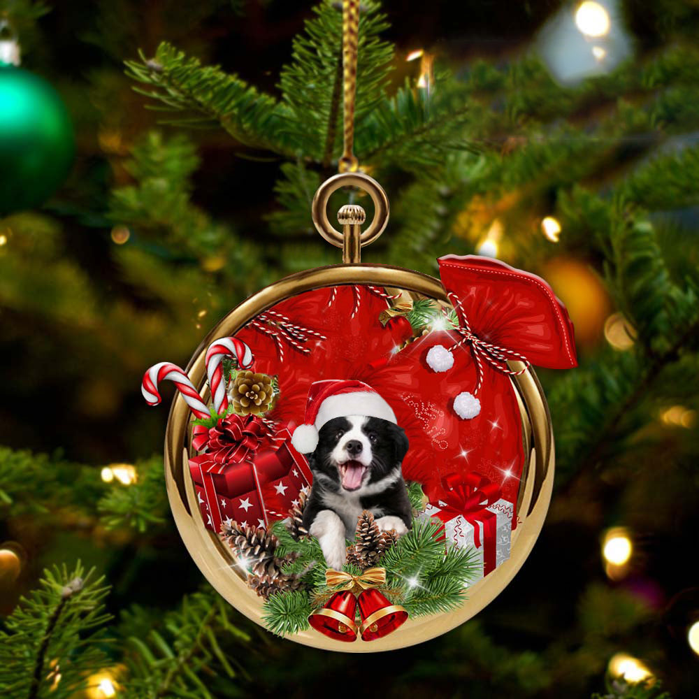 Border Collie 2 -2022 New Release Merry Christmas Ornament