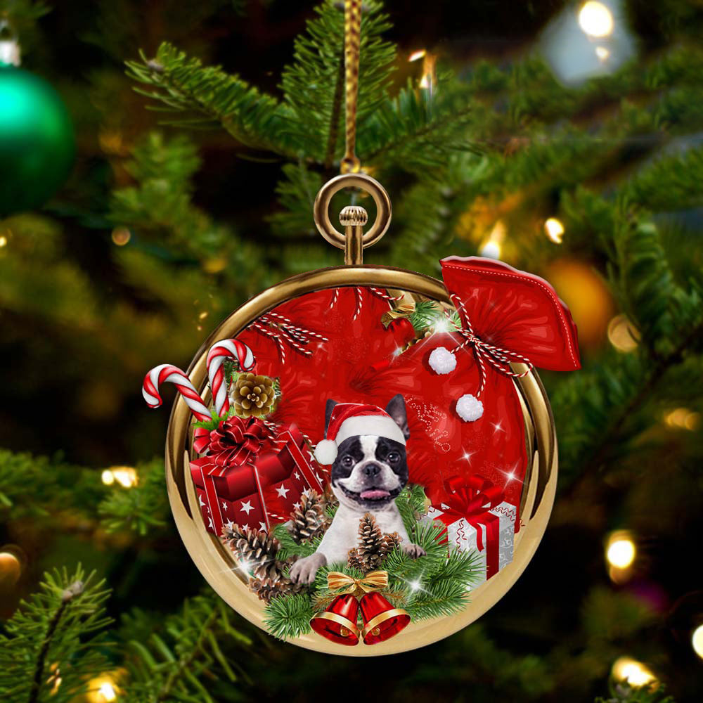 Boston Terrier2 -2022 New Release Merry Christmas Ornament