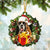 Boxer Christmas Gift Hanging Ornament