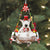Bull Terrier 4 Hugging Wood Merry Christmas Ornament