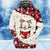 CREAM Bichon Frise In Snow Pocket Merry Christmas Unisex Hoodie