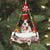 Cavalier King Charles Spaniel 4 Hugging Wood Merry Christmas Ornament