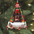 Chiweenie Hugging Wood Merry Christmas Ornament