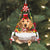 Cocker Spaniel Hugging Wood Merry Christmas Ornament