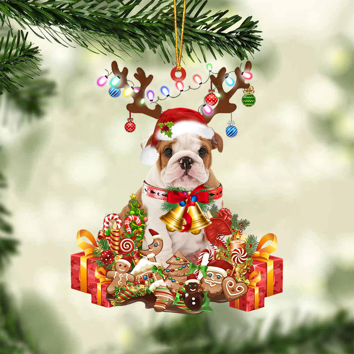 English Bulldog -2022 New Release Christmas Ornament