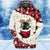 Giant Schnauzer In Snow Pocket Merry Christmas Unisex Hoodie