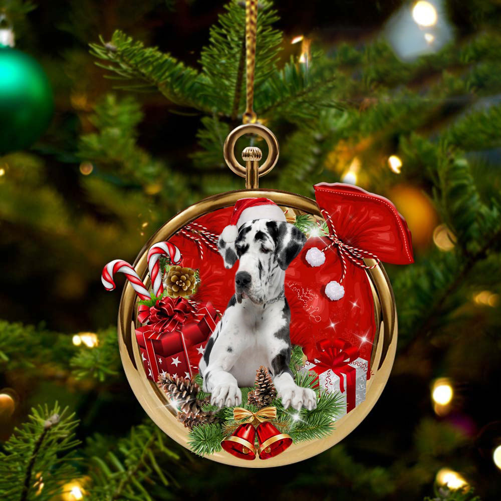 Great Dane-2022 New Release Merry Christmas Ornament