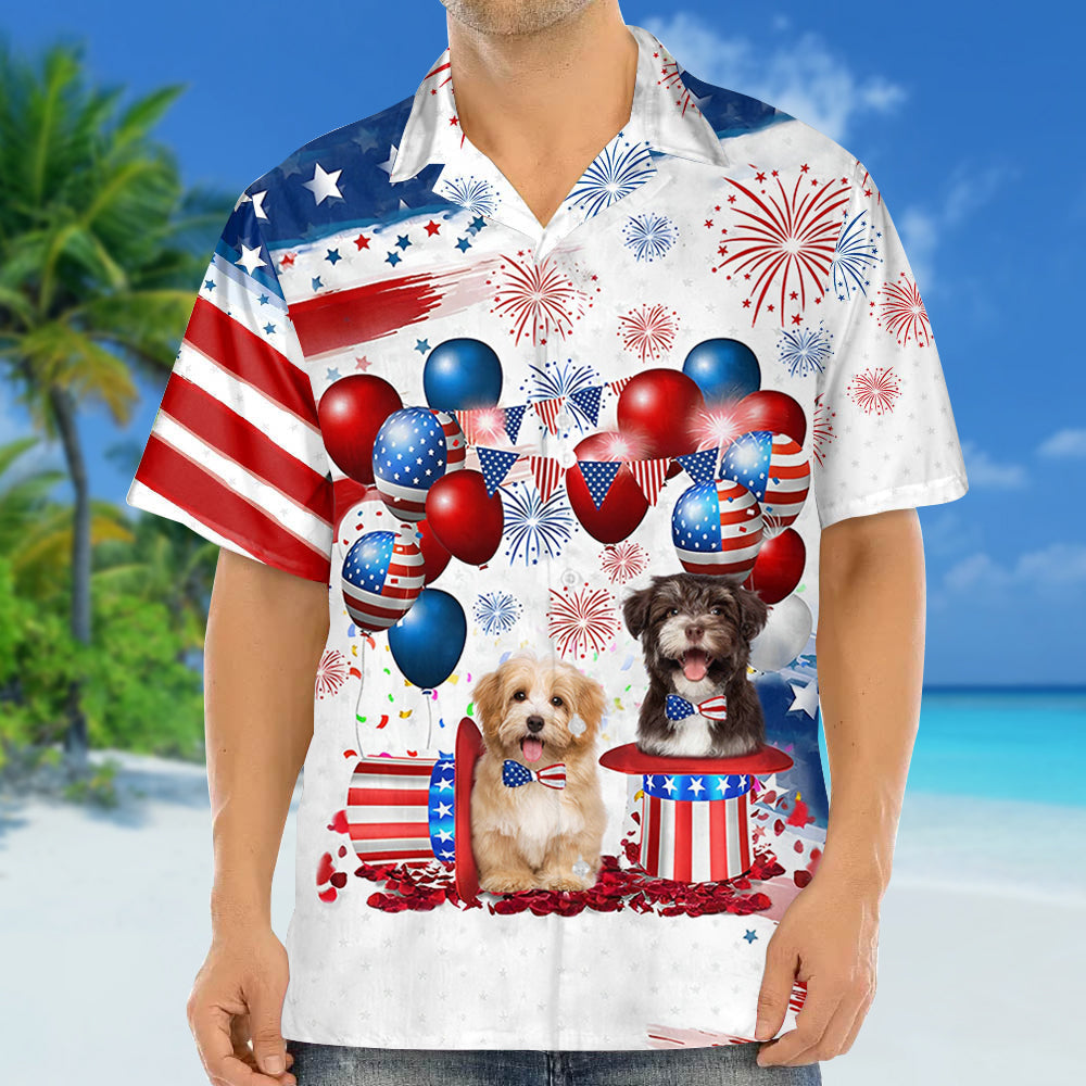 Havanese Independence Day Hawaiian Shirt