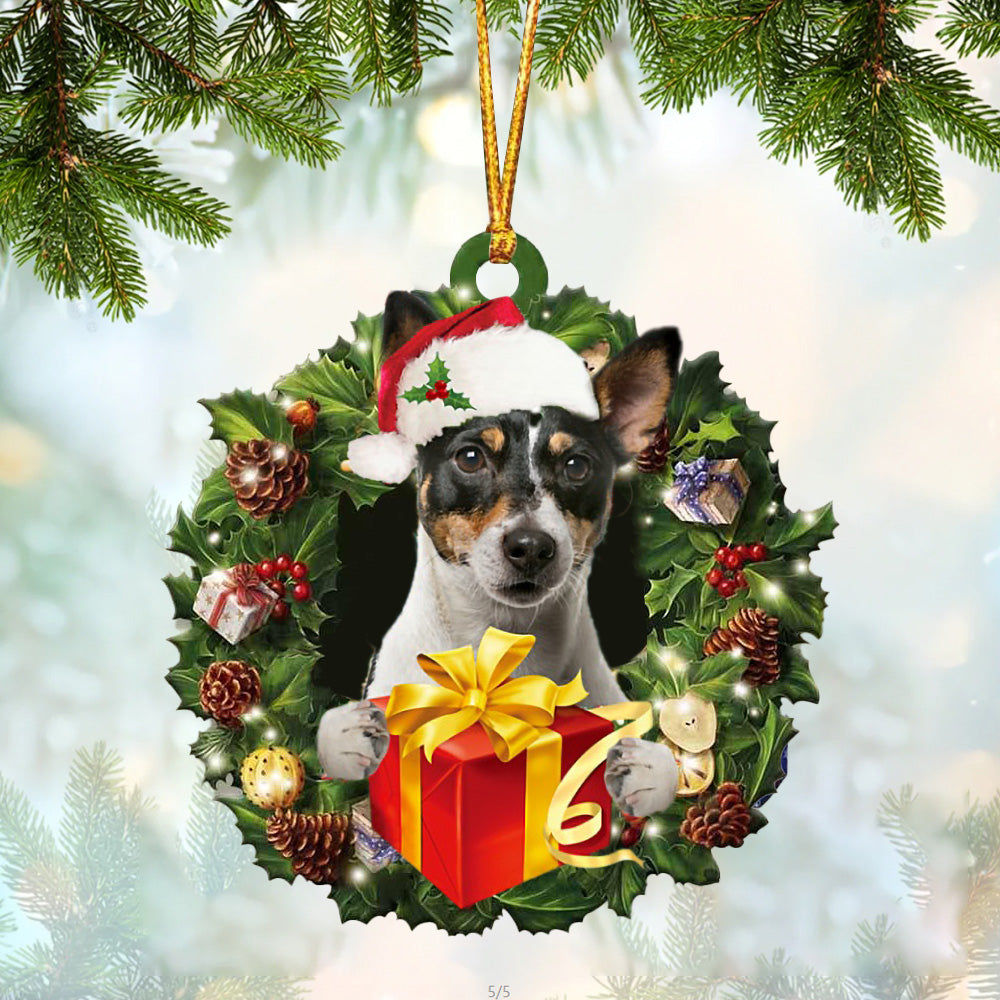 Jack Russell Terrier Christmas Gift Hanging Ornament