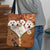 Maltese Daisy Flower And Butterfly Tote Bag
