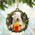 Old English Sheepdog Christmas Gift Hanging Ornament