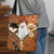 Pomeranian Daisy Flower And Butterfly Tote Bag