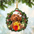 Poodle Christmas Gift Hanging Ornament