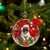 Pug 2-2022 New Release Merry Christmas Ornament
