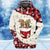 RED Boston Terrier In Snow Pocket Merry Christmas Unisex Hoodie