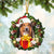 Rough Collie Christmas Gift Hanging Ornament