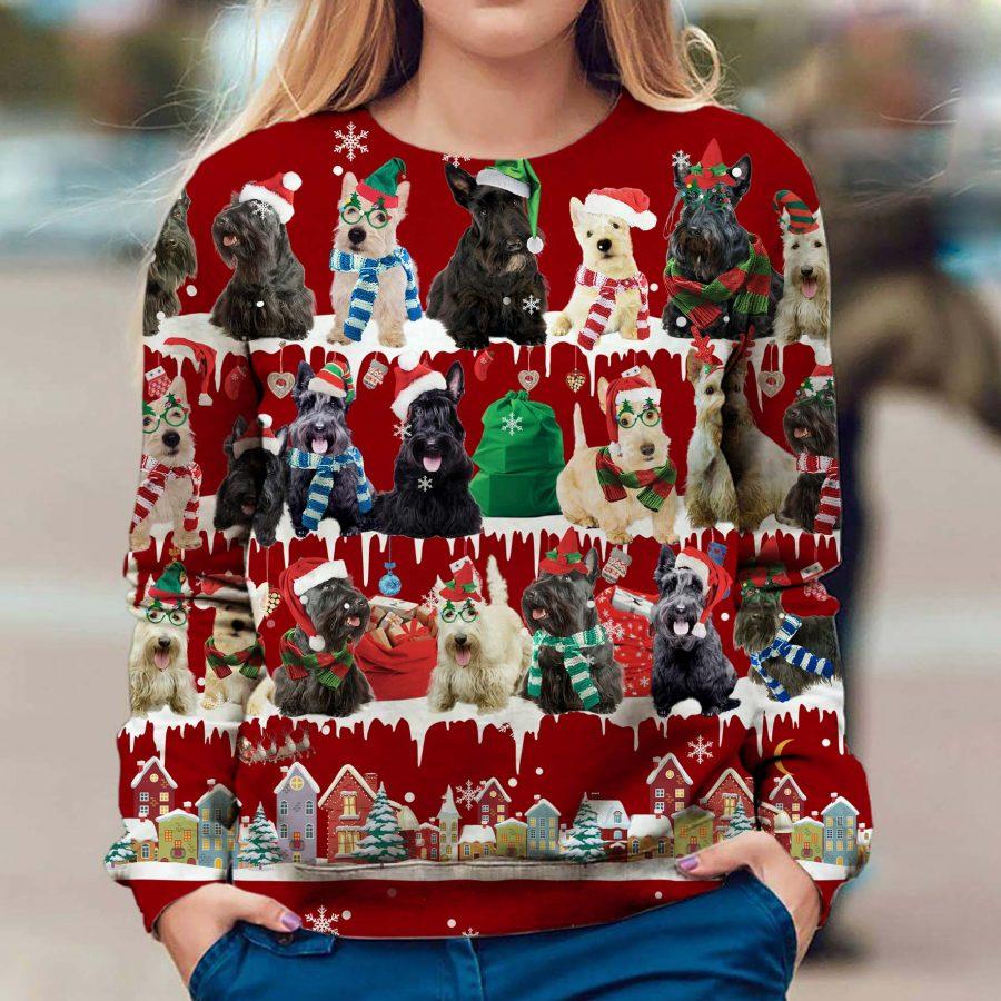 Scottish Terrier - Snow Christmas - Premium Sweatshirt