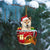 Shiba Inu  2 In Red House Cup Merry Christmas Ornament