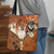 Shiba Inu Daisy Flower And Butterfly Tote Bag