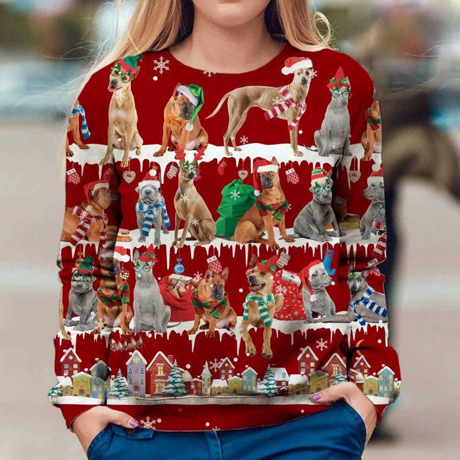 Thai Ridgeback - Snow Christmas - Premium Sweatshirt