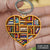 Heart Shaped Book Shelf Keychain
