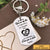 You're My Life Personalized Stainless Keychain