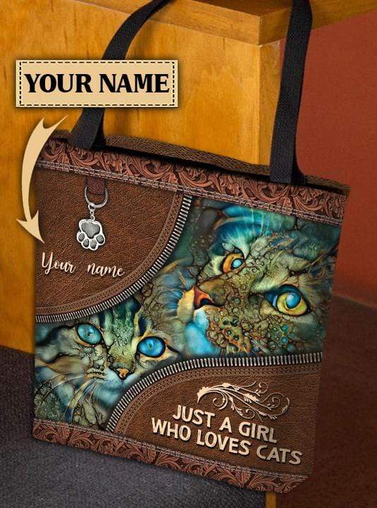 Personalized Cat All Over Tote Bag - TO320PS