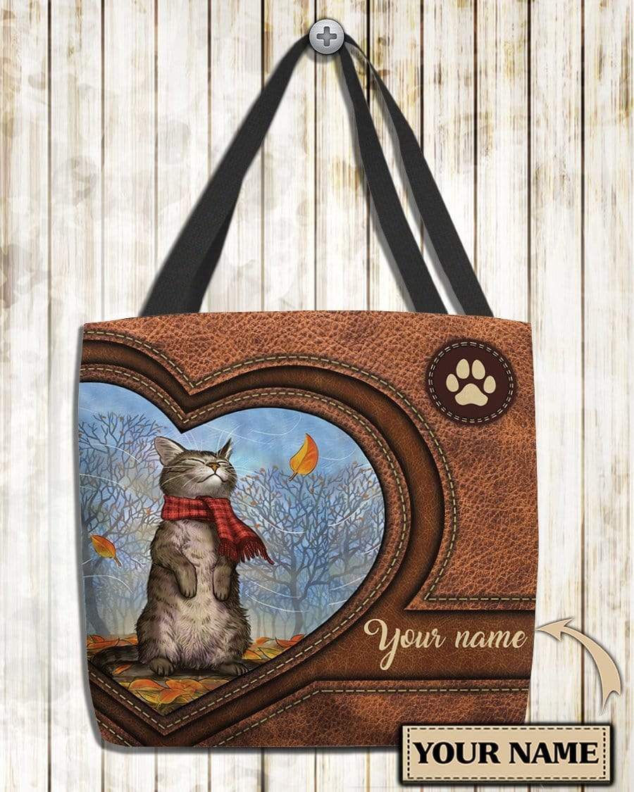 Personalized Cat All Over Tote Bag - TO178PS