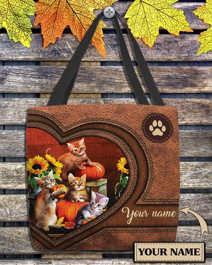 Personalized Cat All Over Tote Bag - TO179PS