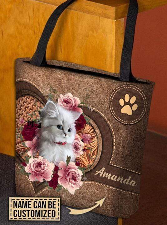 Personalized Cat All Over Tote Bag - TO151PS