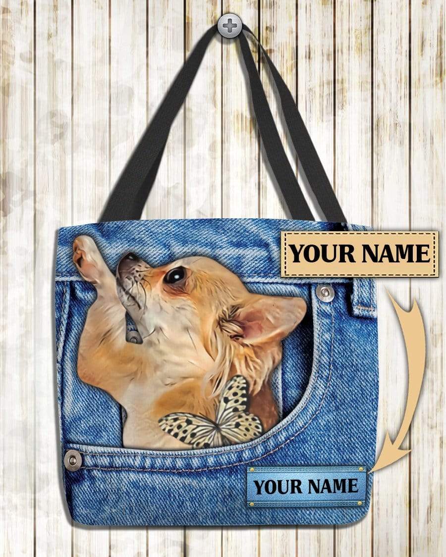 Personalized Chihuahua All Over Tote Bag - TO306PS