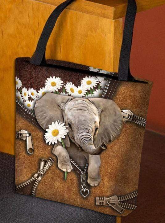 Elephant All Over Tote Bag - TO028PA