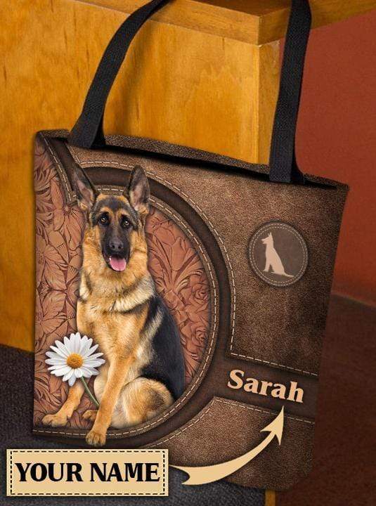 Personalized Germanshepherd All Over Tote Bag - TO130PS