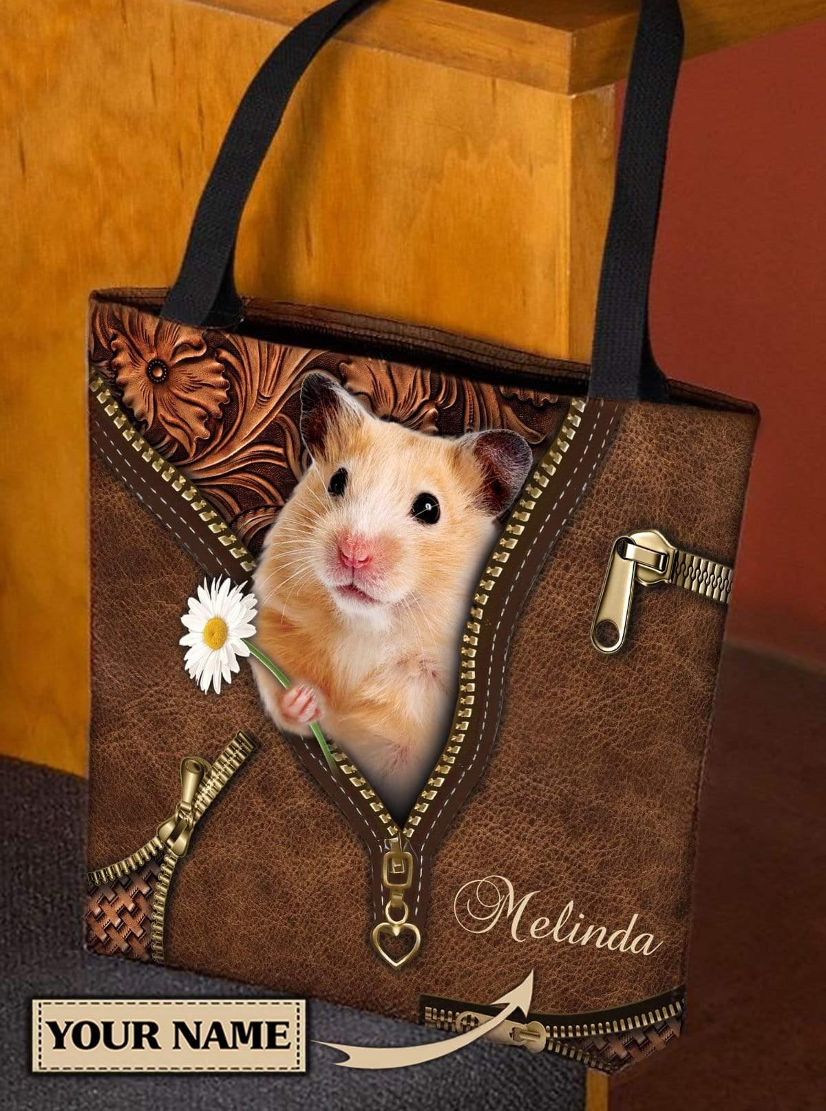 Personalized Guineapig All Over Tote Bag - TO360PS
