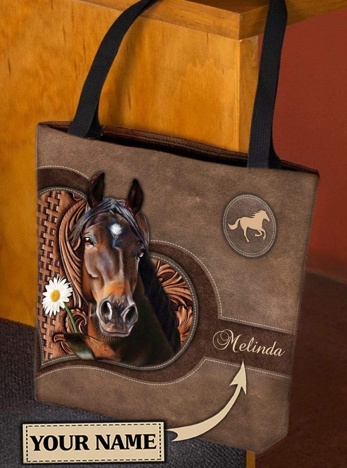 Personalized Horse All Over Tote Bag - TO513PS
