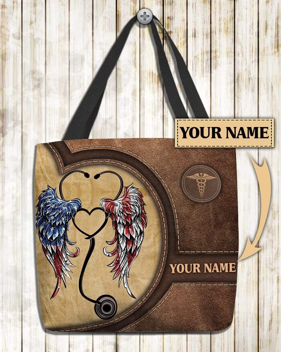 Personalized Nurse All Over Tote Bag - TO518PS