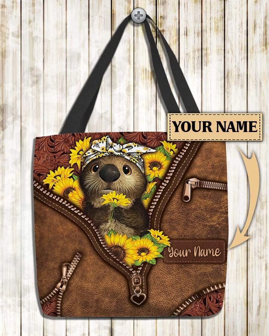 Personalized Otter All Over Tote Bag - TO538PS