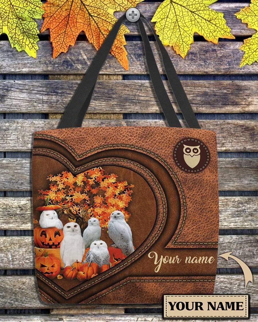 Personalized Owl All Over Tote Bag - TO182PS