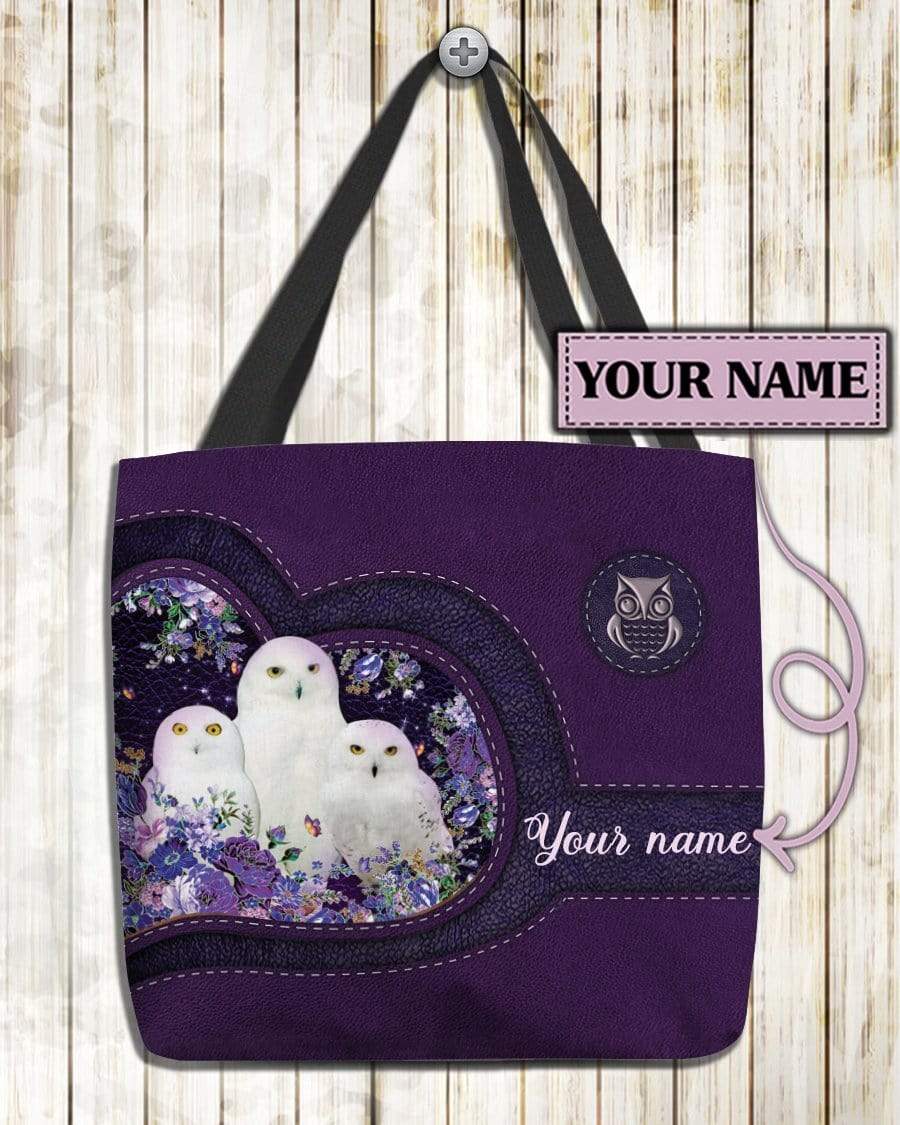 Personalized Owl All Over Tote Bag - TO314PS